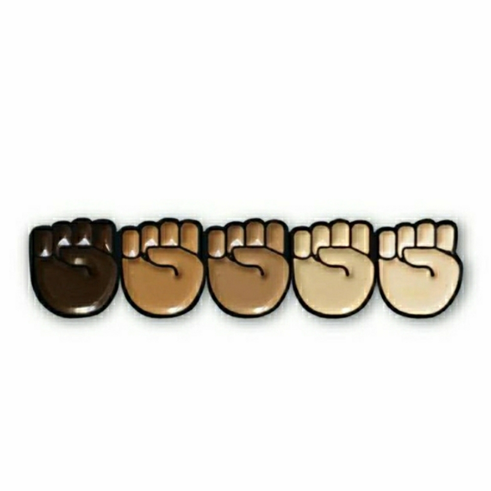 Black Lives Matter Hands Emblem Pins ✊🏿✊🏾✊🏽✊🏼✊